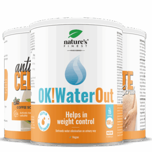 2x Anti Cellulite piling od kave + OK!WaterOut paket