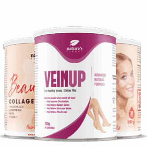 2x Beauty Kolagen s Hijaluronom + Vein Up paket