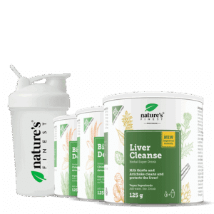 Liver + 2x Detox + NF shaker paket
