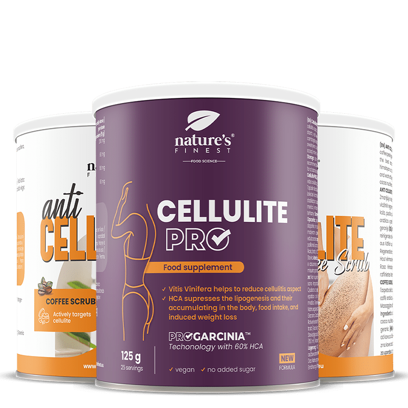 Cellulite PRO + 2x Anti Cellulite Coffee Scrub paket