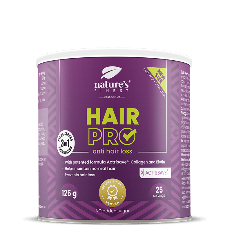Nature's Finest Hair Pro | napredna podrška snazi i gustoći kose | Actrisave, kolagen + biotin za puniju i zdraviju kosu