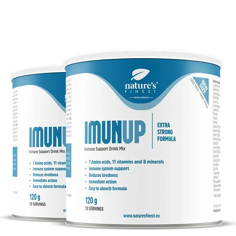 Nature's Finest Imunup Bundle | napitak za imunitet s vitaminima, mineralima i aminokiselinama | dnevna otpornost, vitalnost i energija | okus naranče