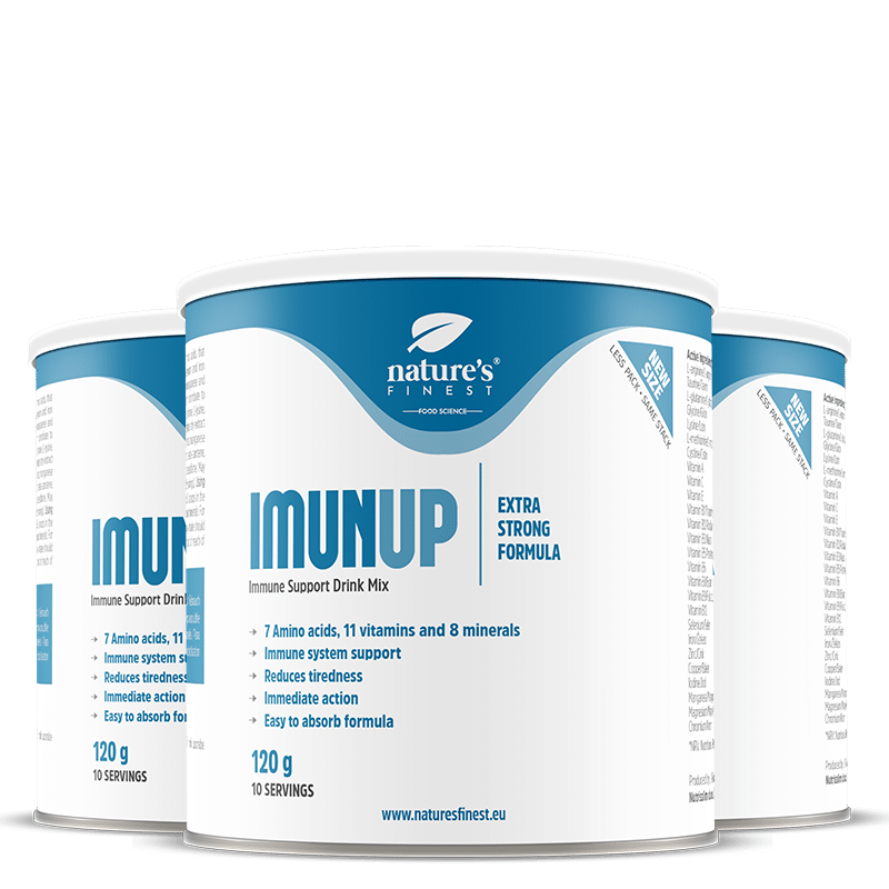 Nature's Finest Imunup | napitak za imunitet s vitaminima, mineralima i aminokiselinama | dnevna otpornost, vitalnost i energija | okus naranče