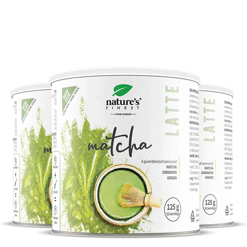 Matcha Chai Latte | Bogat klorofilom | Matcha, Cimet, Đumbir | Prirodna alternativa kavi | Antioksidanti | Više energije | 120g