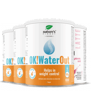 3x OK!WaterOut + PINK LATTE Collagen paket