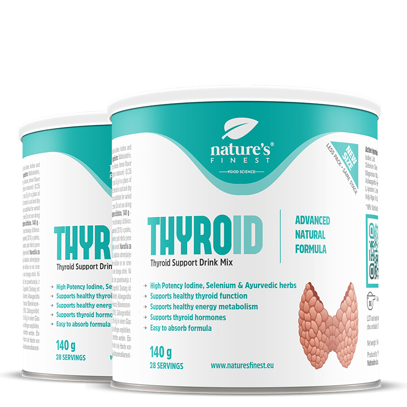 Nature's Finest Thyroid | podrška ravnoteži štitnjače | podrška hormonskom putu štitnjače | zdrava funkcija štitnjače | dnevni napitak za štitnjaču