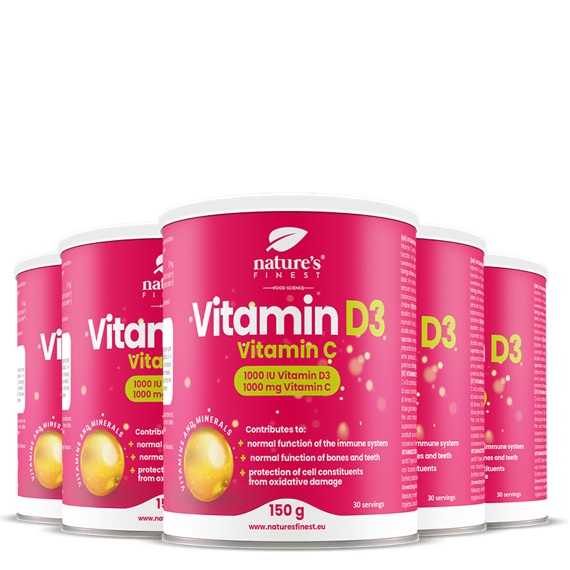 Vitamin D3 + Vitamin C paket