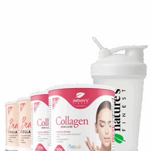2x Beauty Kolagen s Hijaluronom+ 2x Kolagen SkinCare + NF shaker paket