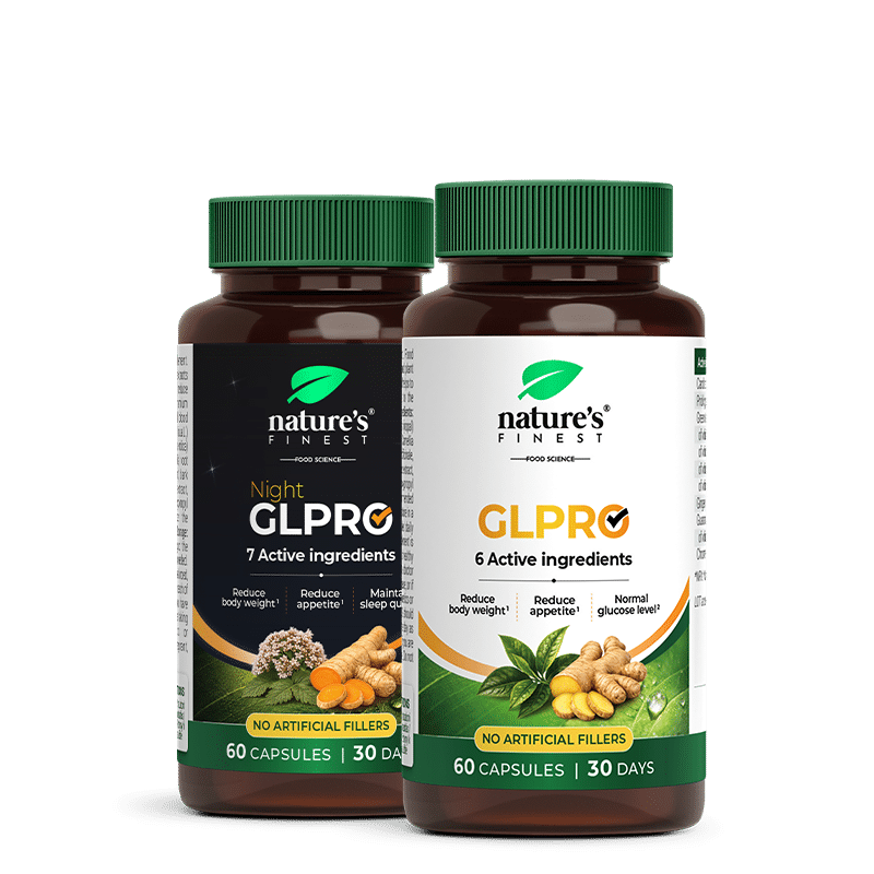 Nature's Finest GLPRO Day & Night Bundle | 24-satni sustav za kontrolu tjelesne težine | dnevna podrška apetitu + noćna formula za san