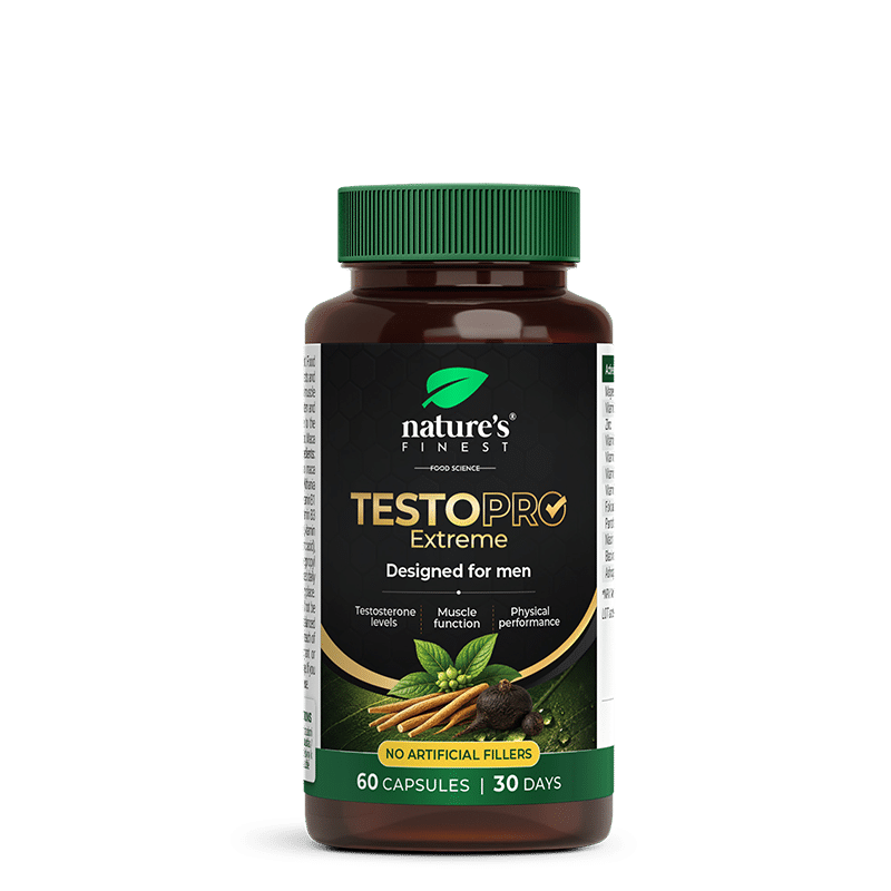 Nature's Finest TestoPRO Extreme | podrška testu i mišićnoj izvedbi | vitamin B6, pantotenska kiselina