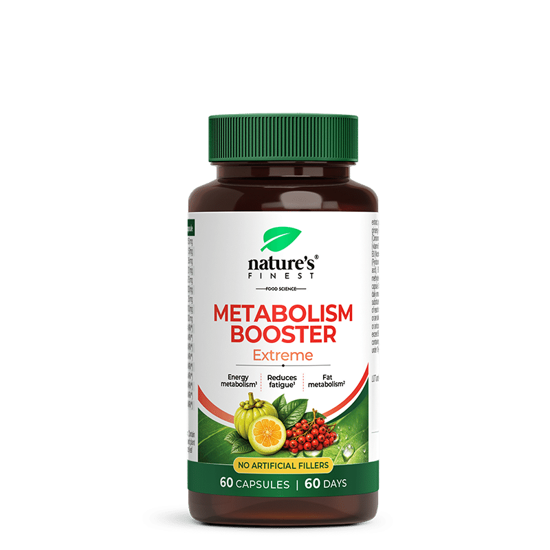 Nature's Finest Metabolism Booster Extreme | kontrola apetita i podrška metabolizmu | niacin, cink, vitamin B6