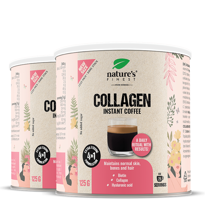 Kolagen Kava | Borba protiv bora | Kolagen | Hijaluronska kiselina | Biotin | Hidracija Kože | Smanji Bore | Premium Arabica | Bez šećera | 250g