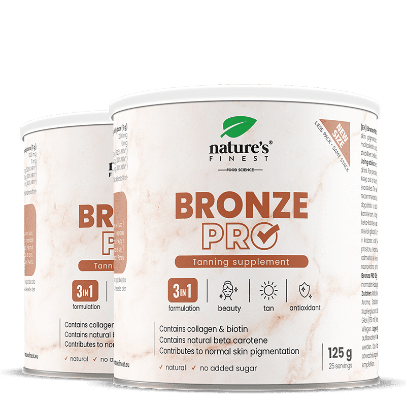 Nature's Finest Bronze PRO | dodatak za potporu preplanulosti | beta karoten, kolagen i vitamin C